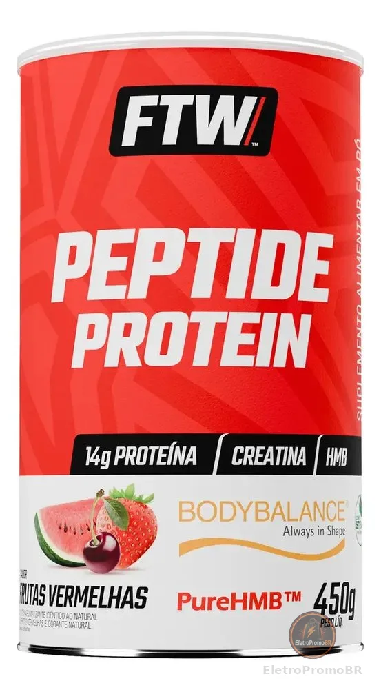 Peptide Protein 450g BodyBalance Sabor Frutas Vermelhas 450g FTW