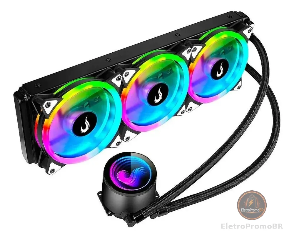 Water Cooler Rise Mode Argb 360mm Preto Rm-wcb-07-argb