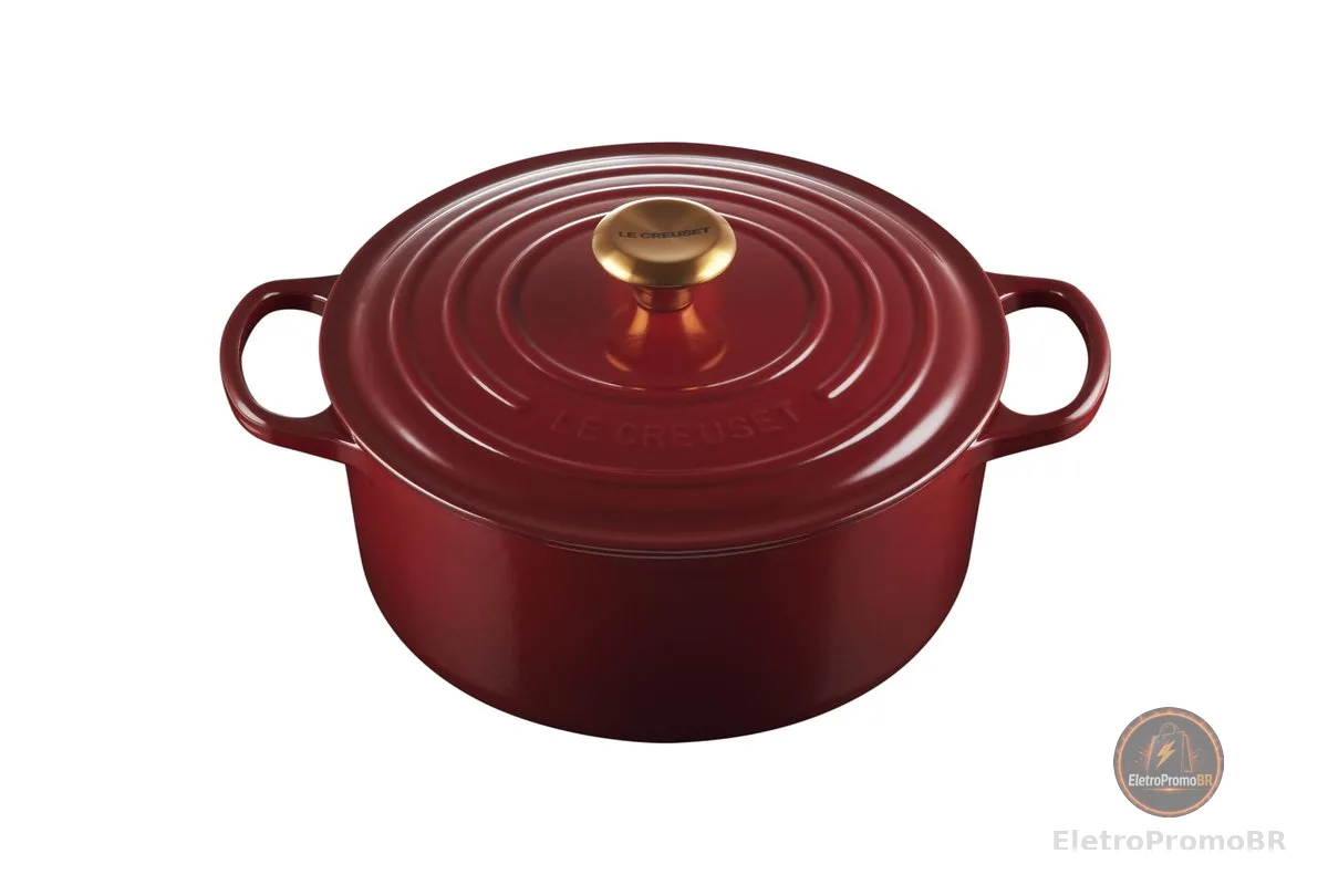 Le Creuset Panela Redonda 26Cm Sig (Peg Dourado) Rhone