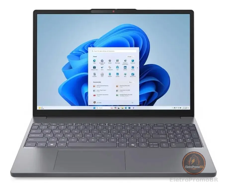 Notebook Lenovo Ideapad Slim 3 Intel Core 3 8gb 256gb W11 Luna Grey