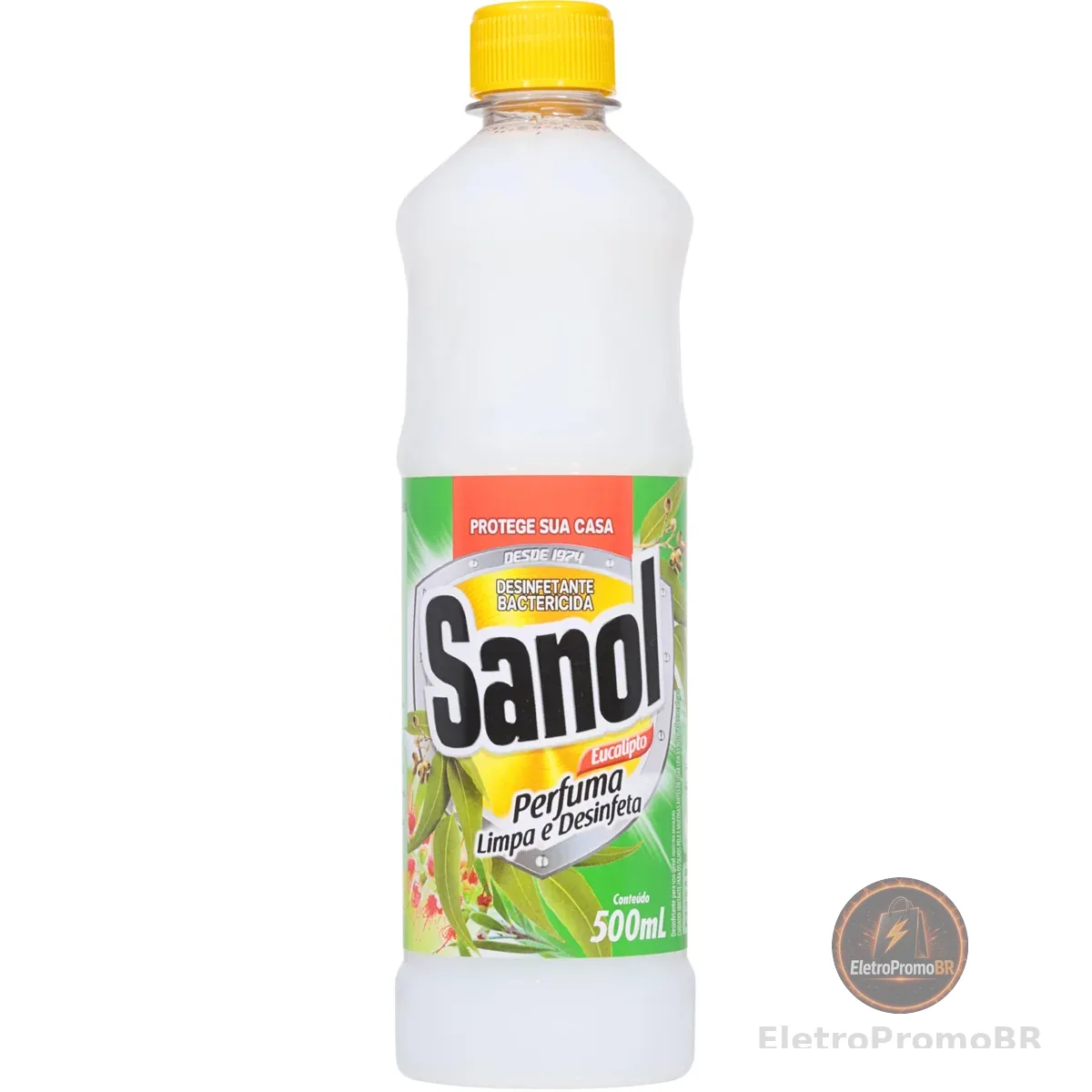 Desinfetante Líquido para uso Geral, Eucalipito, Sanol, 500 ml, Branco
