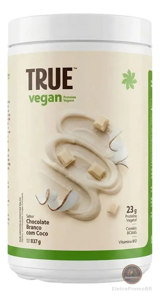 True Vegan Chocolate Branco com Coco True Source 837g