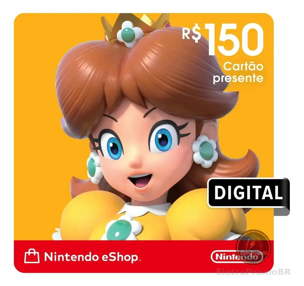 Nintendo Gift Card eShop R$ 150 (Digital)