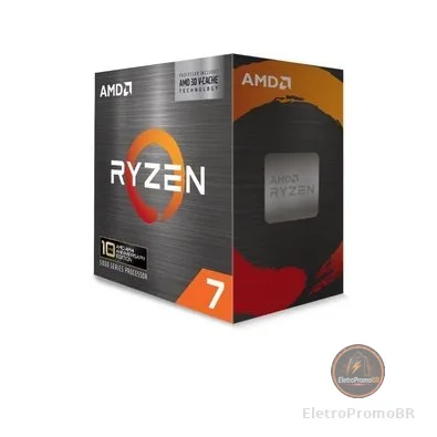 Processador AMD Ryzen 7 5800X3D, 3.4GHZ, 8-CORE, Cache 100MB, AM4 - 100-100000651POF