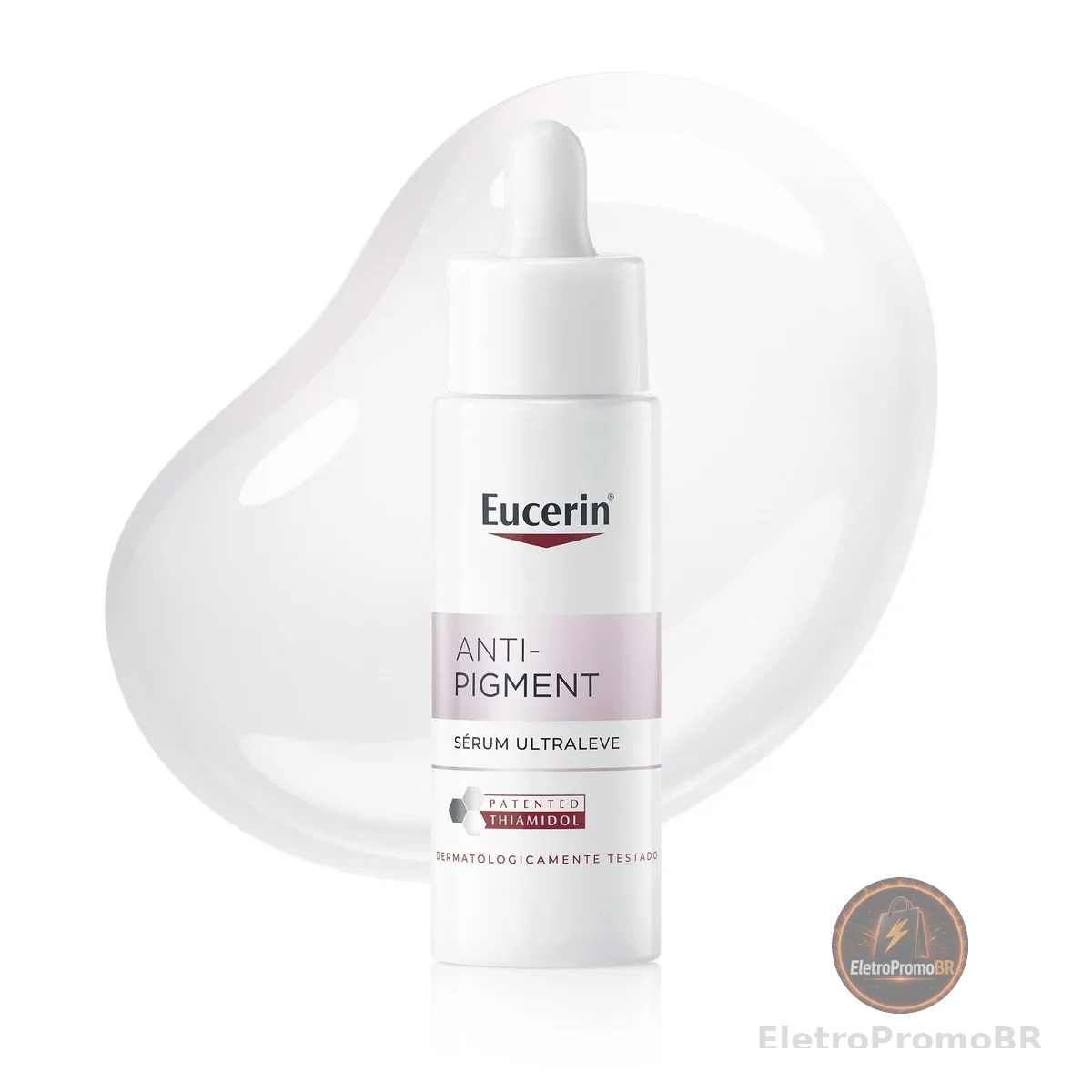 EUCERIN Sérum Facial Ultraleve Antimanchas e Antibrilho 30ml, Anti-Pigment, Clareador, Thiamidol, Peles Oleosas