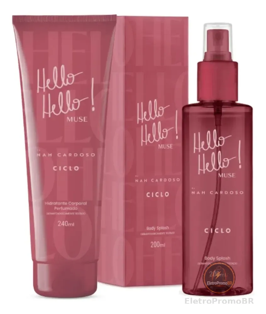 Combo Muse Hidratante 240ml + Body Splash 200ml Ciclo Desodorante Corporal