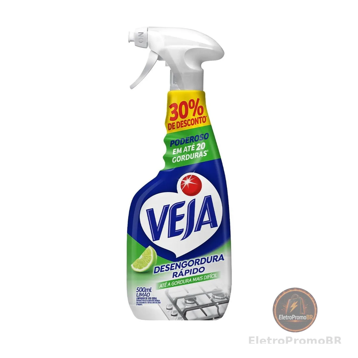 Veja Desengordura Rápido Limpador Spray Limão 500ml