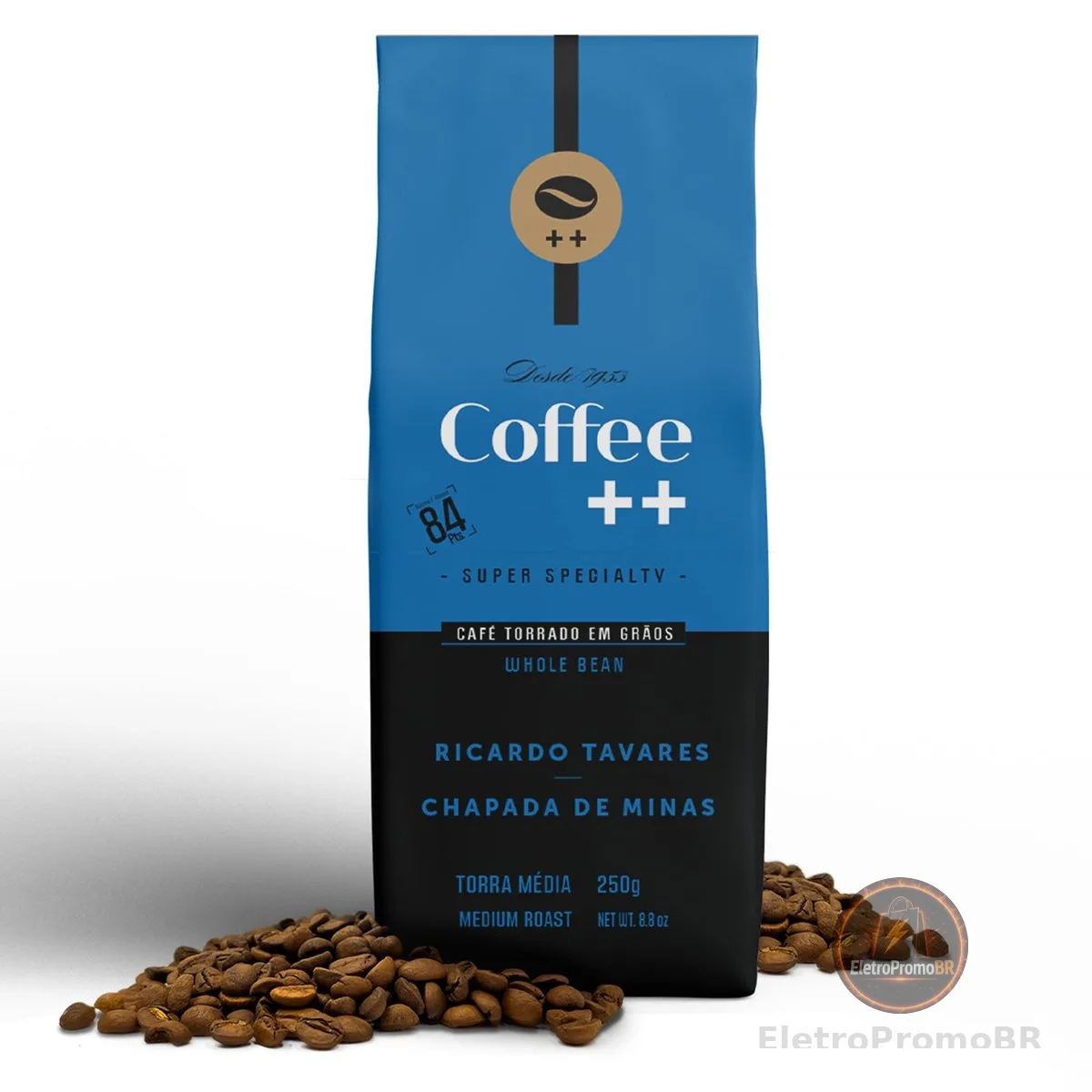 Coffee Mais │Café Super Especial em Grãos│ Ricardo Tavares - Chapada de Minas │100% Arábica │Torra Média | 250g