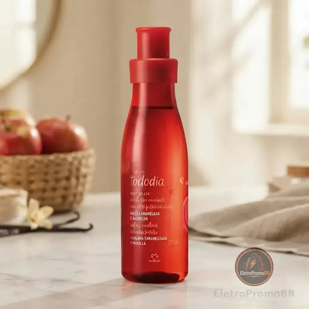 Body Splash Maçã Caramelada E Baunilha 200ml Natura Tododia