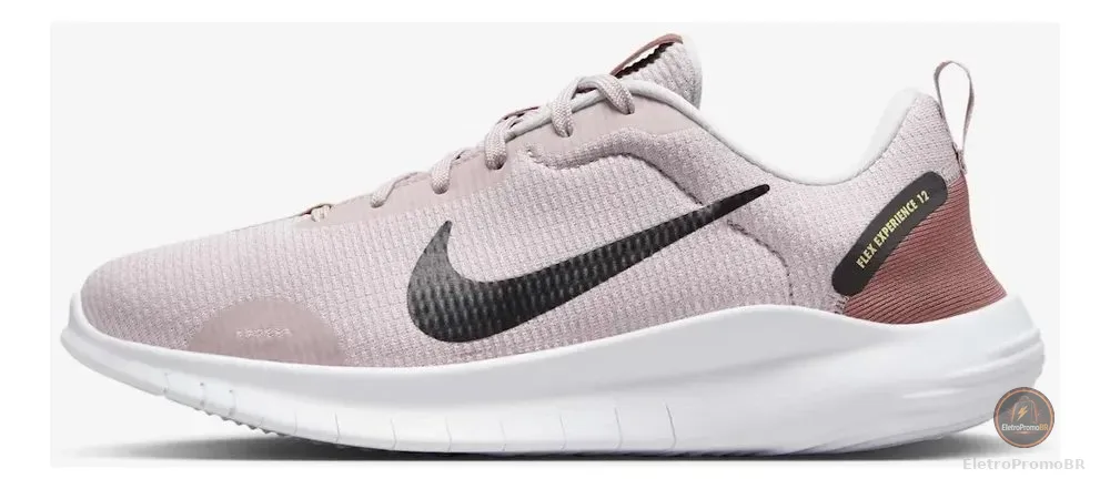Tênis Nike Flex Experience 12 Feminino Rosa/preto 38 Br