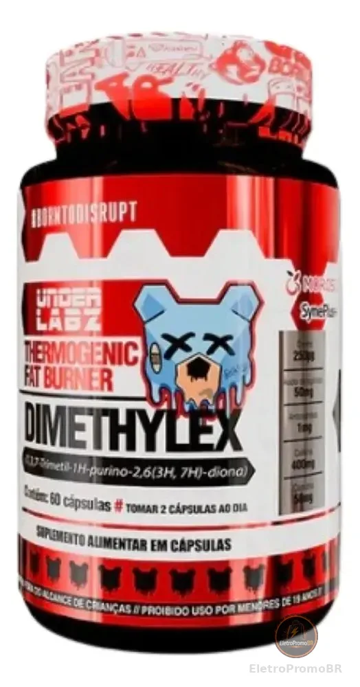 Dimethylex 60 Cápsulas Under Labz Sem Sabor