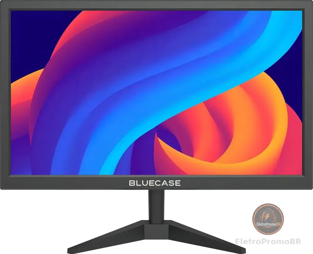 Monitor Gamer Bluecase Led 20  Hd+ 75hz Com Hdmi E Vga Preto Preto 127/220v