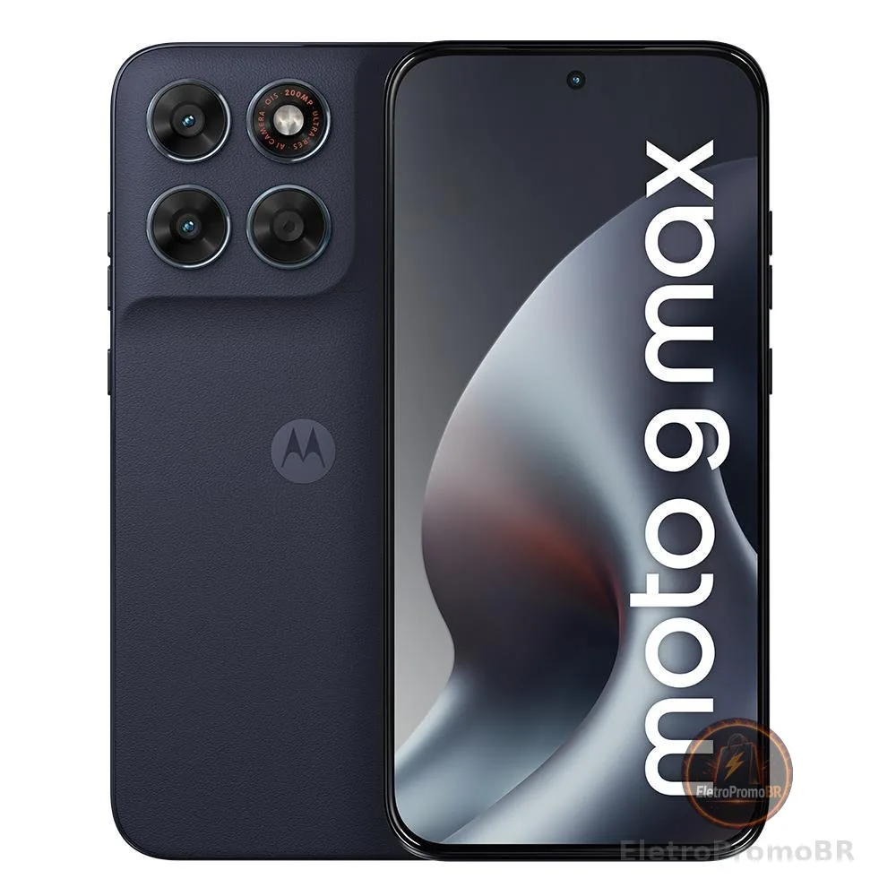 Smartphone Motorola Moto G Max 5G 256GB 8GB RAM Câmera Principal 200MP + 8MP Câmera Frontal 32MP 6.8" 5200mAh Grafite