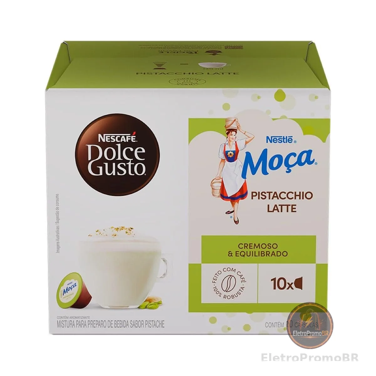 Nescafé Dolce Gusto Moça Pistacchio Latte 10 Capsulas