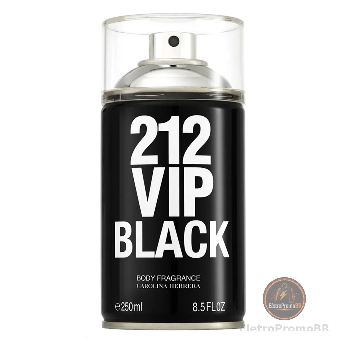 Perfume Carolina Herrera 212 Vip Men Black Body Spray Masculino 250ml