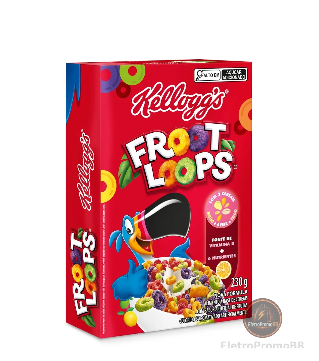 Cereal Froot Loops® sabor de Frutas Kellogg's® 230g