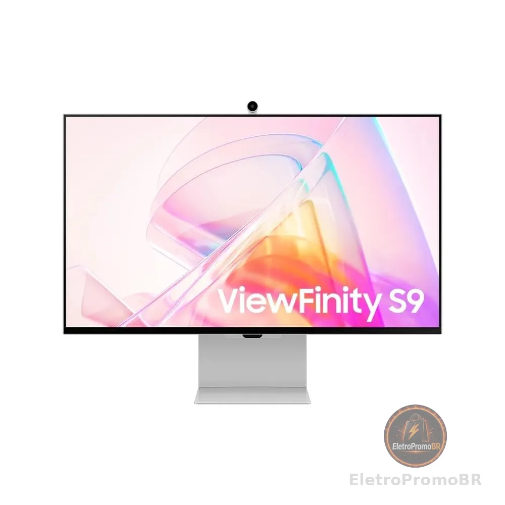 Monitor Samsung ViewFinity S9 27" 5k, Tela Plana, 60Hz, 5ms, Thunderbolt 4, Smart Hub, Gaming Mode 27"