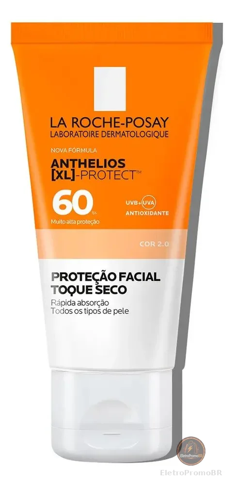 Protetor Solar Anthelios [XL]-PROTECT Cor 2.0 Clara FPS 60 40g La Roche-posay