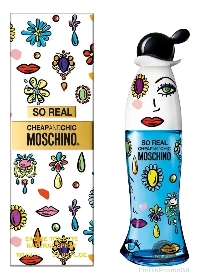 So Real Cheap And Chic Moschino 100ml + Amostra De Brinde
