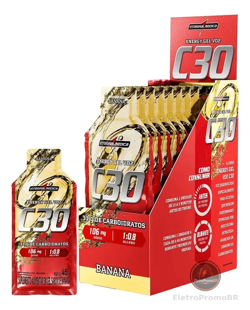 Vo2 Energy Gel Banana Integralmédica Banana
