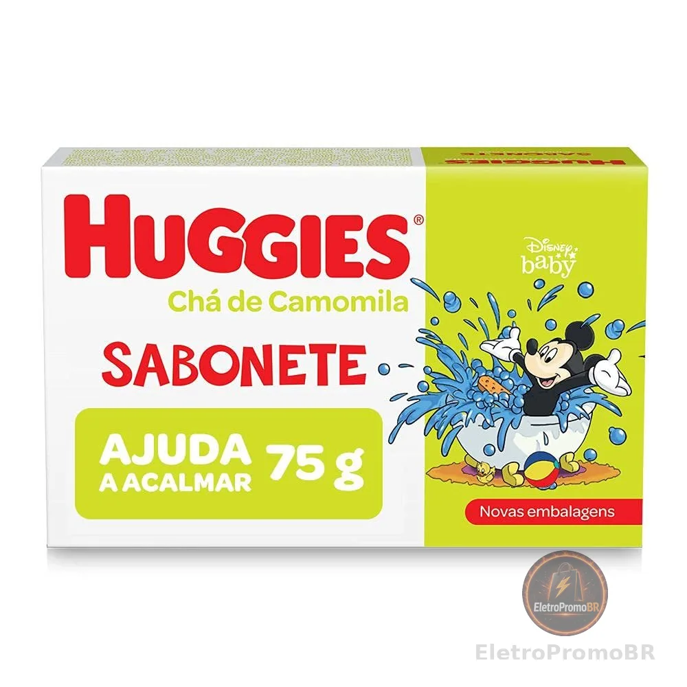Sabonete em Barra Huggies Chá de Camomila - 75g