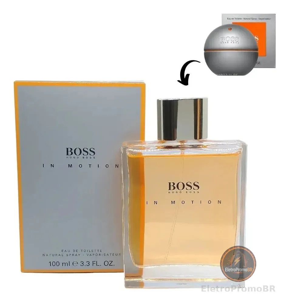 Boss In Motion 90ml Edt Perfume Hugo Boss Masculino 90 Ml