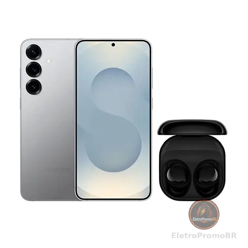 Galaxy S25+ (512GB) - Prata + Galaxy Buds Core - Preto