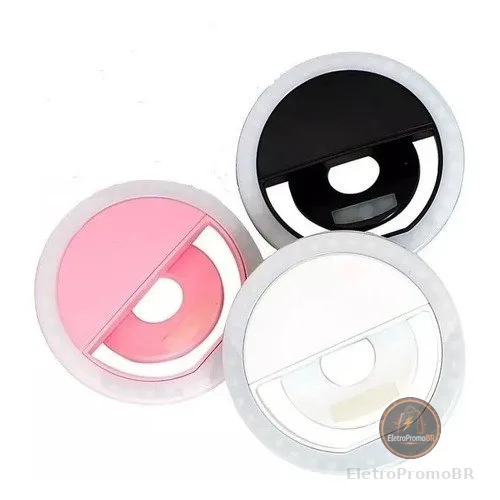 🌺🌺🌺Anel Luminoso Para Celular Flash Selfie Mini Ring Light led Celular Iphone Galaxy Xperia