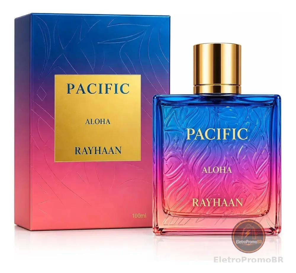 Perfume Rayhaan Pacific Aloha 100ml Original Masculino