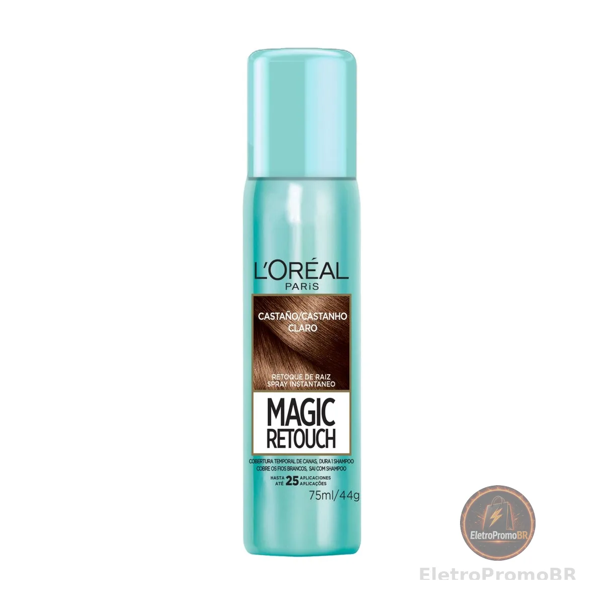 Retoque Instantâneo Magic Retouch, Castanho Claro, L'Oréal Paris