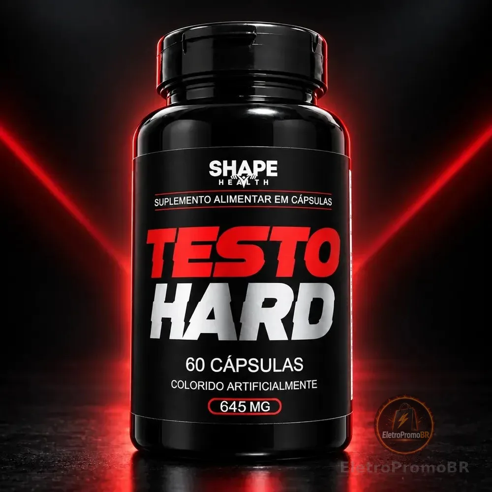 Testo Hard 60 Cáps - Suplemento Alimentar Em Cápsulas Envio  Sem Sabor