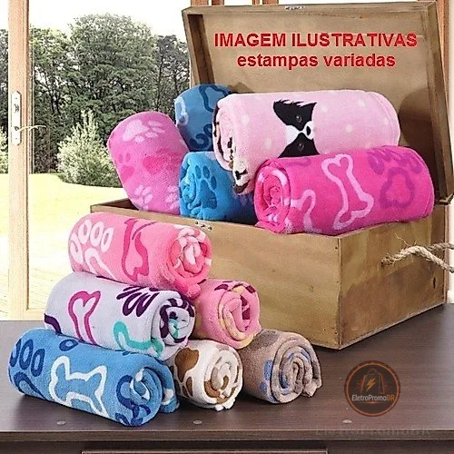 Cobertor PET - Coberta para Cachorros, Gatos, Cães - Manta Fofinha