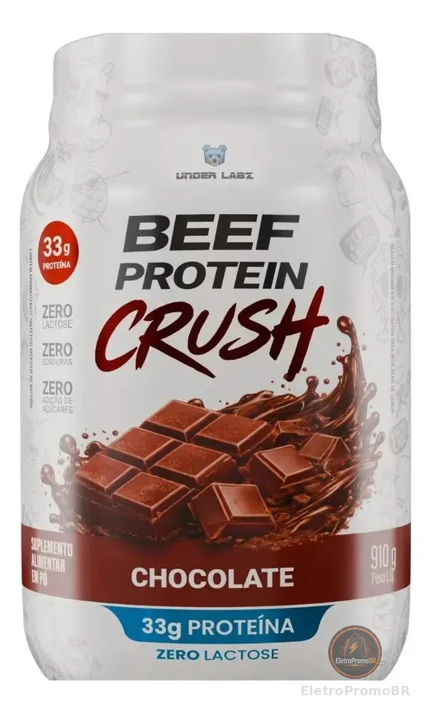 Beef Protein Isolado Hidrolisado Chocolate 910g Under Labz Chocolate
