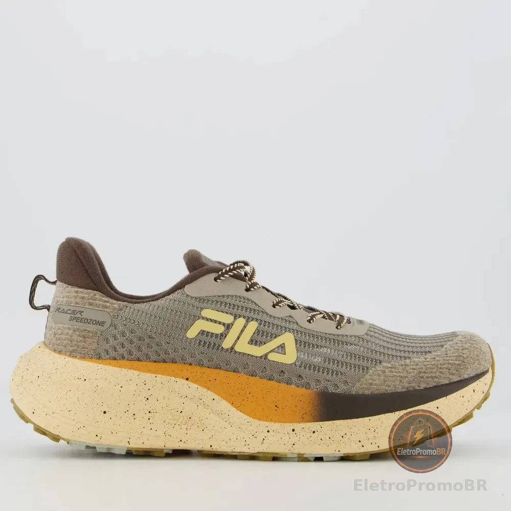 Tenis Fila Racer Speedzone Tr Marrom Marrom - 42 Br