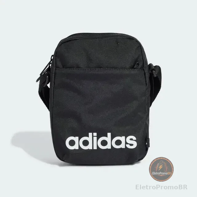 Bolsa Transversal Linear adidas Black Liso