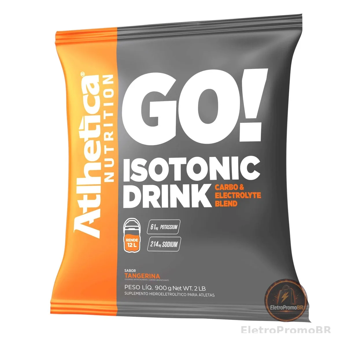 Isotonic Drink (900g) - Sabor Tangerina, Atlhetica Nutrition