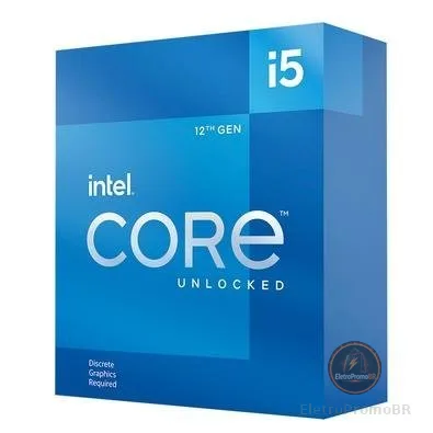 Processador Intel Core i5-12600KF, 3.7GHz (4.9Ghz Max Turbo), Cache 20MB, 10 Núcleos, 16 Threads, LGA 1700, Sem Vídeo Integrado - BX8071512600KF