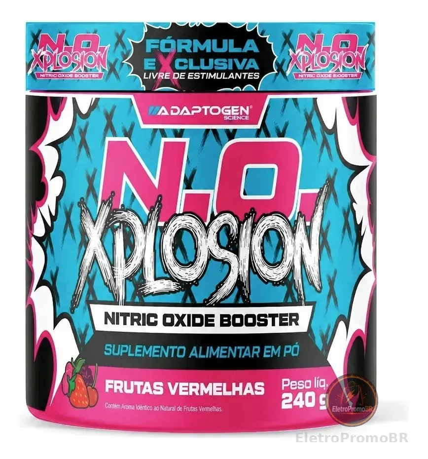 N.o Xplosion 240g - Pré Treino - Adaptogen Frutas Vermelhas