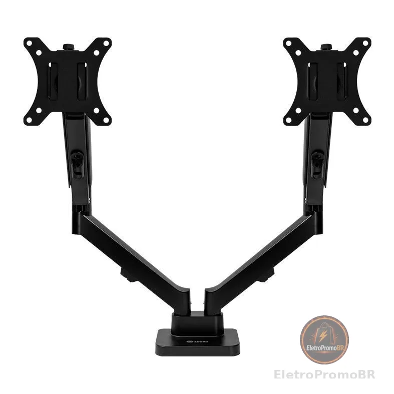 Suporte Articulado Para 2 Monitores 13 a 32 Pistão a Gás Zinnia Nimbo 210 Preto,ZNO-ZNNBO210-BK01-V2