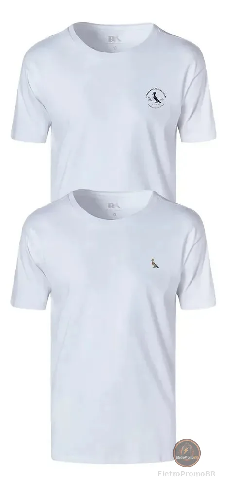 Kit 2 Camisetas Reserva Carimbo E Plantas Branco M