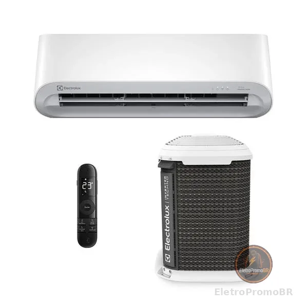 Ar Condicionado Split Hi Wall - Inverter R-32 - Electrolux - Color Adapt - Wi-fi - 12.000 BTUs - Frio - 220V