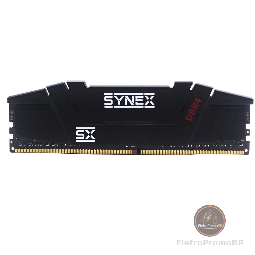 Memória DDR4 Synex, 16GB, 3200MHz, Preto