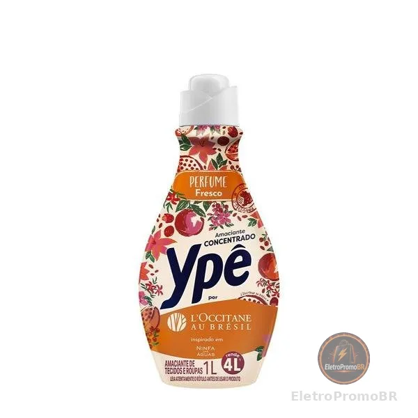 Amaciante Concentrado Ypê LOccitane au Brésil Ninfa das Águas 1 Litro