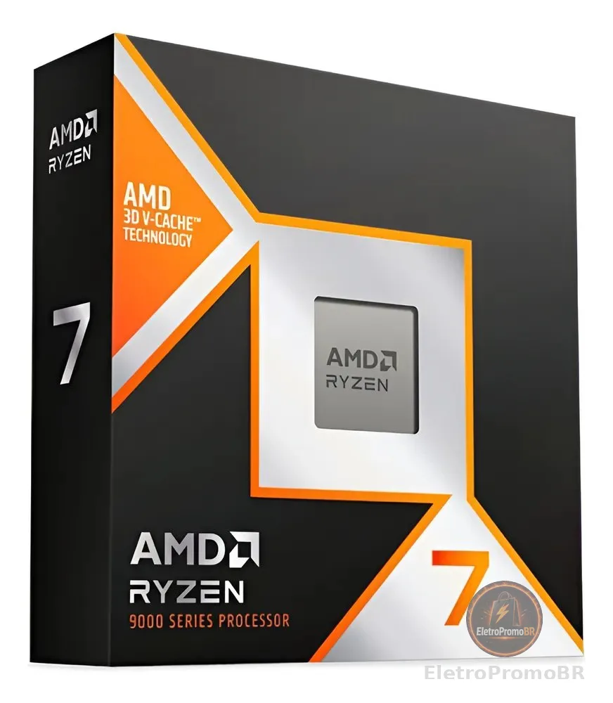 Processador Amd Ryzen 7 9800x3d 104mb 4.7ghz - 5.2ghz