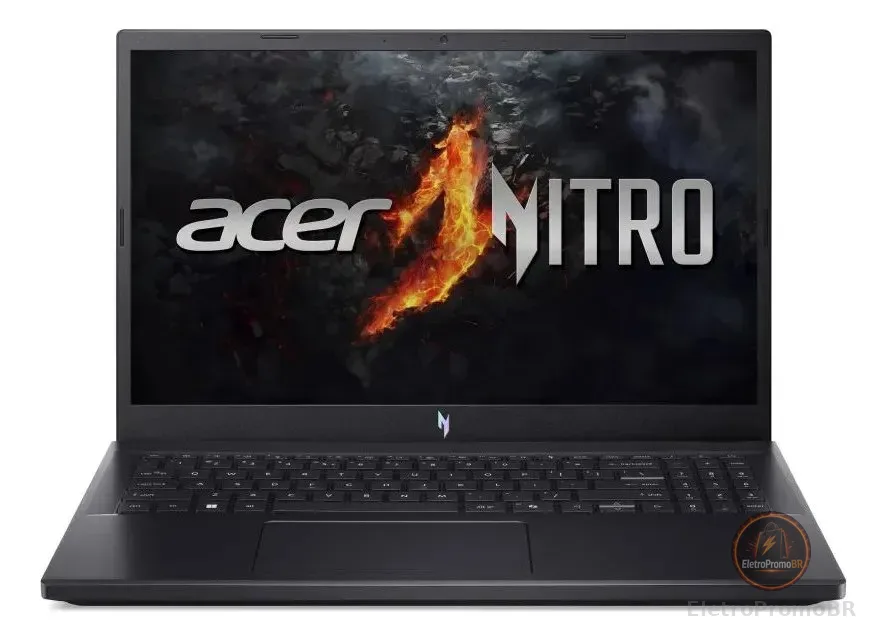 Notebook Gamer Acer Nitro V15 ANV15-41-R6J0 AMD Ryzen 7 7735HS 8GB RAM 512GB SSD RTX 4050 Linux 15.6”