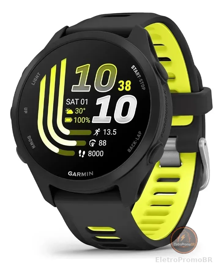 Relógio Smartwatch Garmin Forerunner 170 Music E Gps Preto