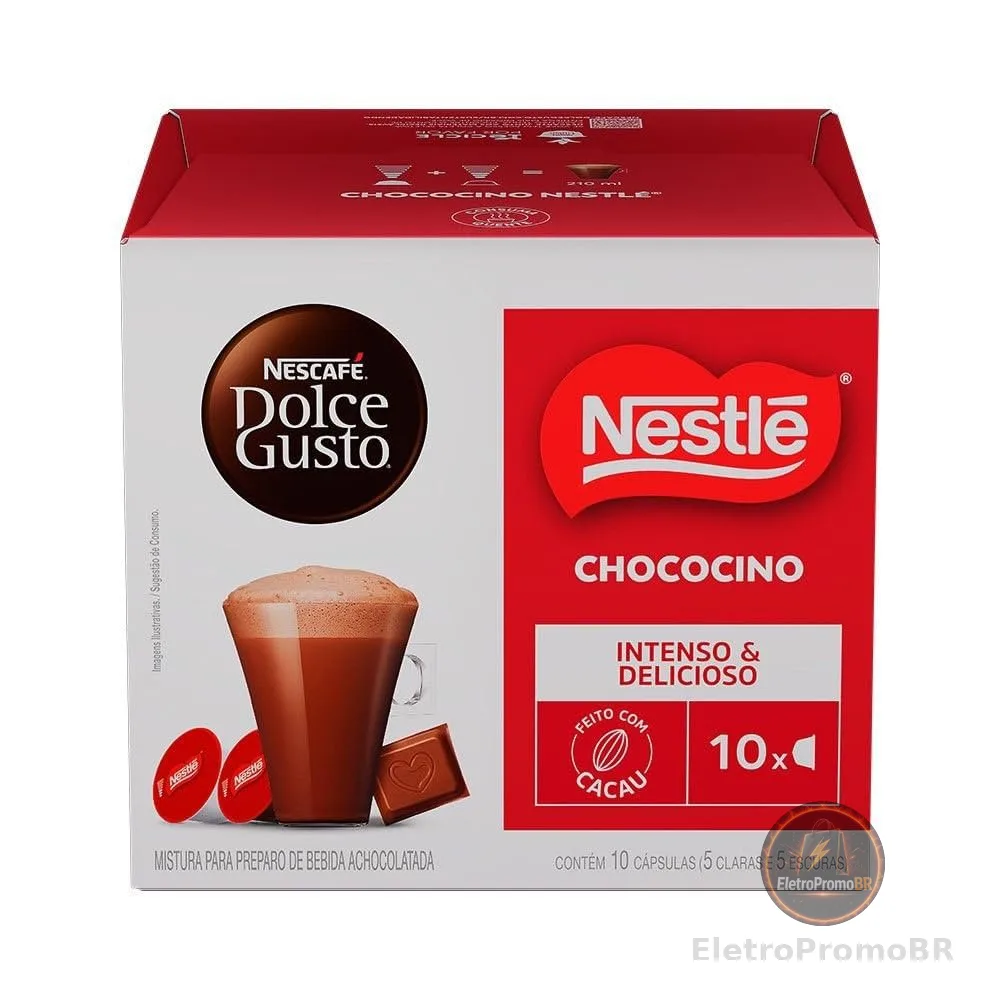 Achocolatado em Cápsula Nescafé Dolce Gusto Chococino Classic com 10 cápsulas
