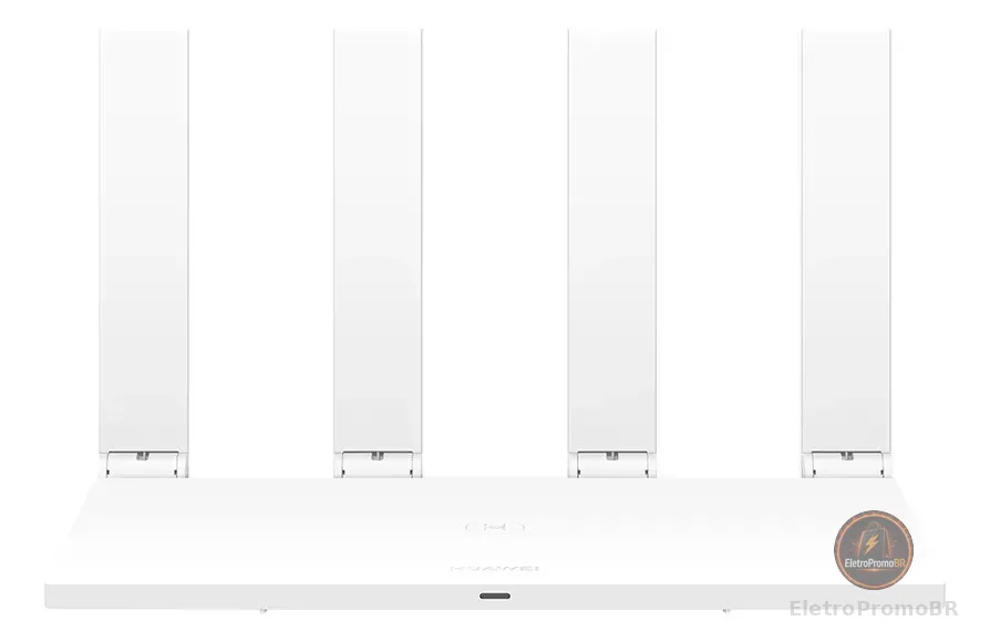 Roteador HUAWEI WiFi AX2S 5 GHz Wi-Fi 6 HarmonyOS Mesh+ EasyMeshVisualização de Diagnósticos do Wi-Fi Controle Parental Branco