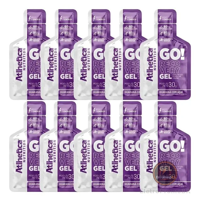 Go! Recovery Gel Repositor - 10 Sachês - Atlhetica Nutrition