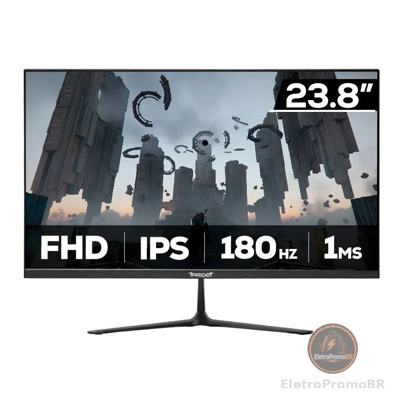 Monitor Gamer TGT Altay TS6, 23.8 Pol, IPS, FHD, 1ms, 180Hz, HDMI/VGA, TGT-ATTS6-BL02